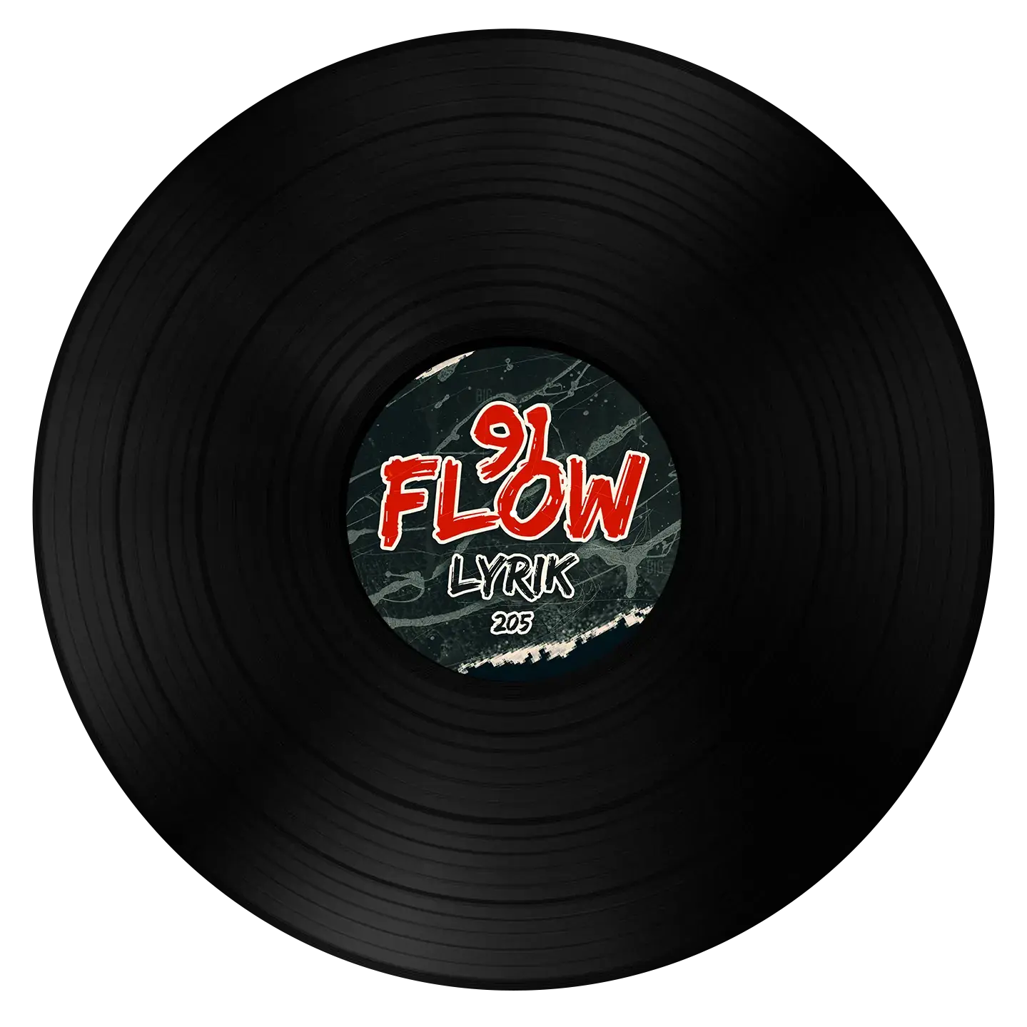 The 91 Flow record, its label printed with the cover.