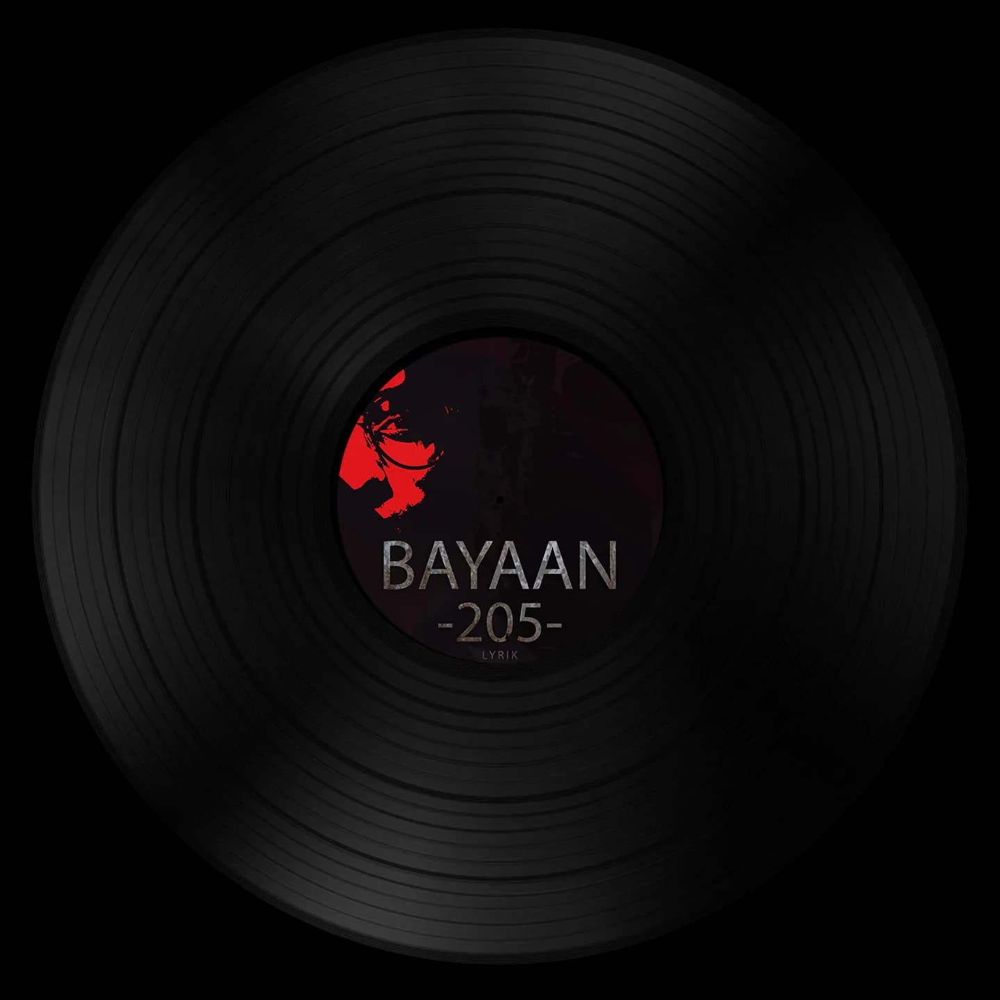 The Bayaan record, its label printed with the cover.